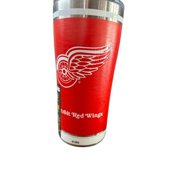 NWT Tervis NHL Detroit Red Wings Shootout 20 Oz. Stainless Steel Tumbler w/ lid - Picture 6 of 10